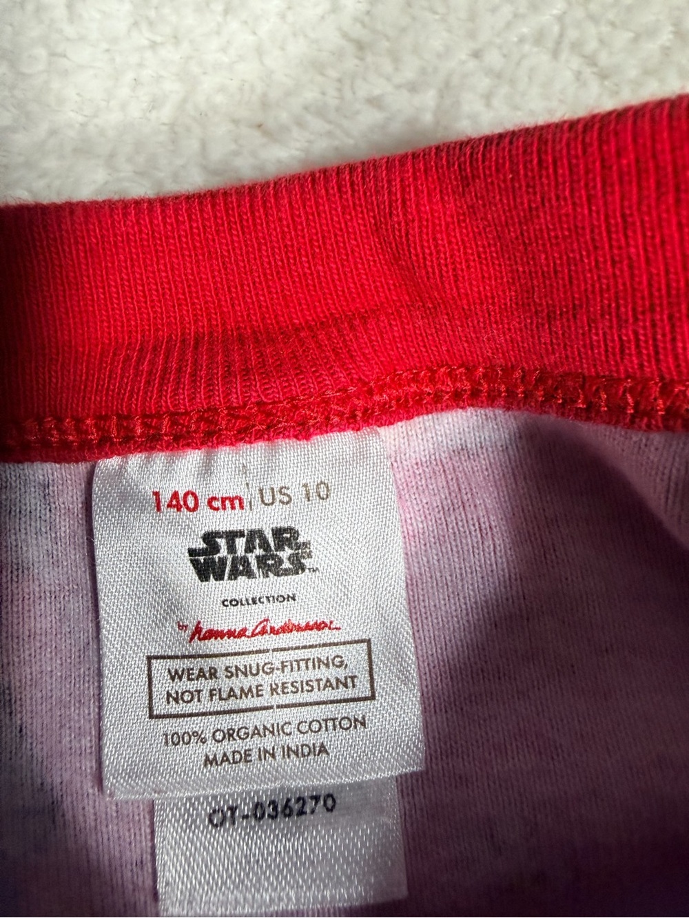 Hanna Andersson Star Wars Christmas Pajama Set | Size 10 - Picture 5 of 5